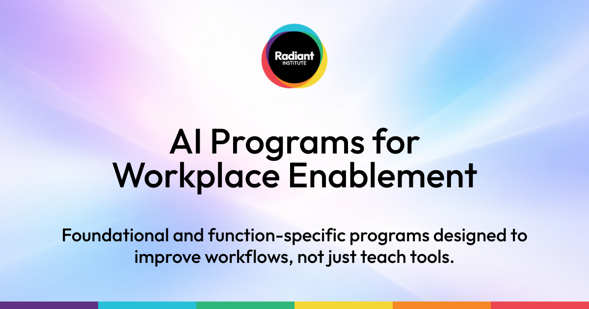 HRD Corp Claimable AI Workshops Malaysia | Radiant Institute