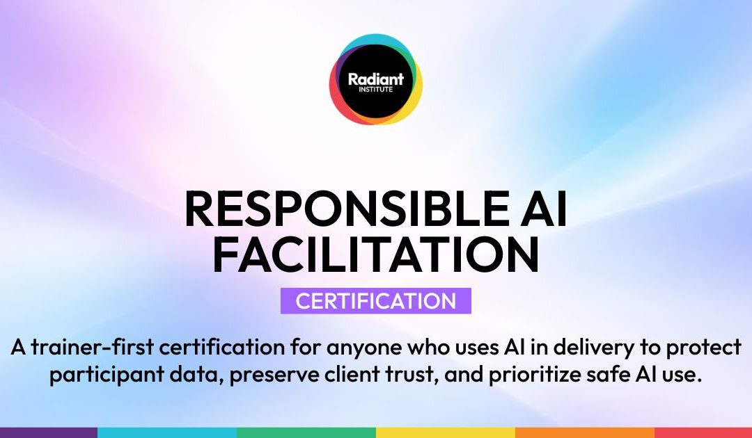 Responsible AI Facilitation Certification | AI Certification for Trainers