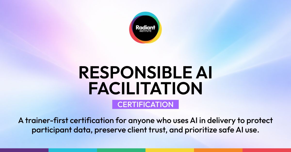 Responsible AI Facilitation Certification | AI Certification for Trainers
