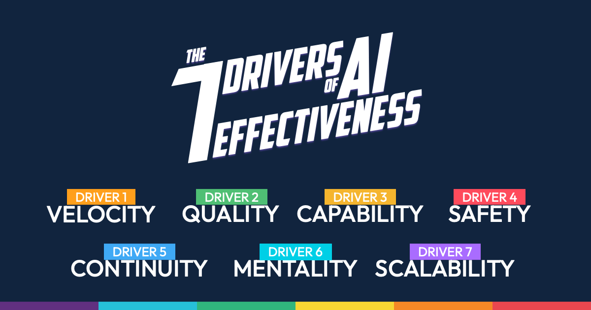 7 Drivers of AI Effectiveness | AI Effectiveness Framework